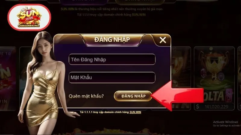 Điều cần nắm rõ khi thực hiện đăng nhập Sunwin