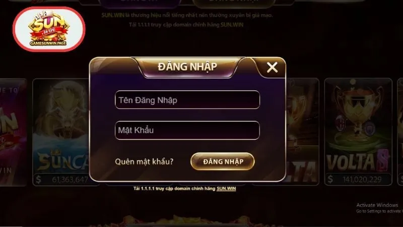 Hướng dẫn từng bước đăng nhập Sunwin chi tiết từ A-Z