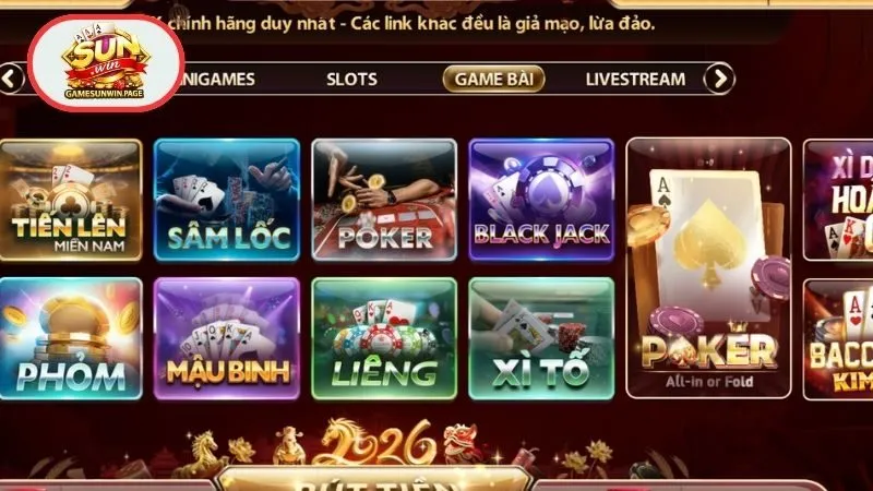 Sunwin có kho trò chơi khủng, đáp ứng tốt nhu cầu giải trí của hội viên
