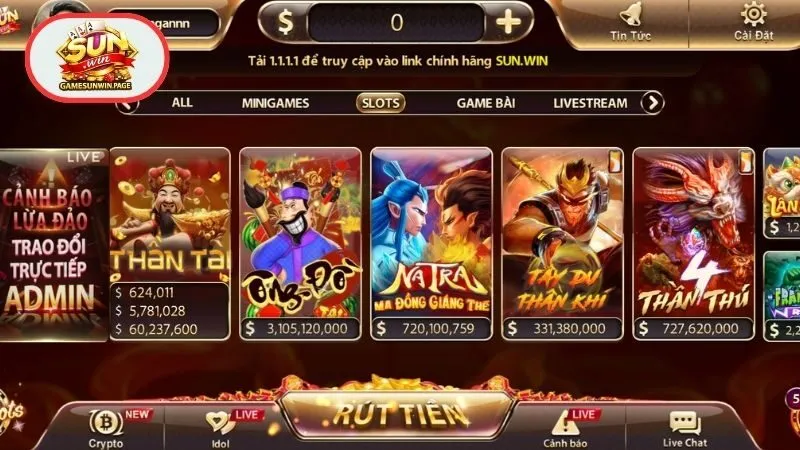 Top các tựa game nổ hũ Sunwin nổi bật